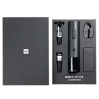 Set pentru vinuri Huohou HU0047, Negru