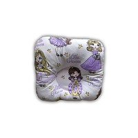 Pernuță ortopedică Little Princess Violet pe Alb