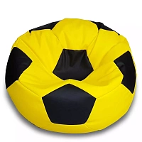 BeanBag Minge marimea"XXL",culoarea galben cu negru din ecopiele