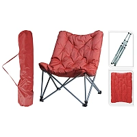 Fotoliu pliant picnic 83X74X91 cm Butterfly, moale, metal, max 120 kg, 2 culori, in husa