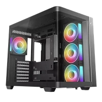 Case ATX Deepcool CG530U 4F, w/o PSU,3x120side 1x120rear ARGB PWM, 2xUSB3.0, 1xTypeC, Curved-Glass P