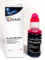 Cerneală Canon Premium compatibilă GI-41M Magenta for PIXMA G1420/ 2420/ 2430/ 2460/ 3420/ 3430/ 3460 70ml