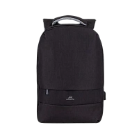 Rucsac pentru Laptop RivaCase Prater, 15.6", Poliester, Negru