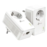 Powerline Adapter  TP-LINK TL-PA7017P KIT, AV1000, 1000 Mbps, Alb
