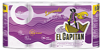 El Capitan Hirtie Igienica Lavanda 3 straturi, 115 foi, 8 role