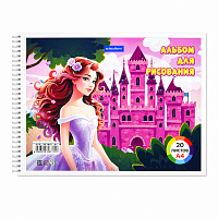 Album desen A4 20 file spirala, bloc desen copii, caiet desen artistic, sketchbook scoala