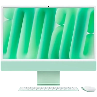 Computer All-in-One Apple iMac A3137, 24", M4 with 10-core CPU and 10-core GPU, 16GB/256GB, macOS Sequoia, Verde
