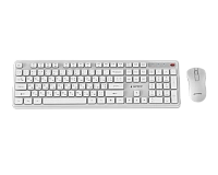 Set Tastatură + Mouse Gembird Slim Pro Business, Fără fir, Alb