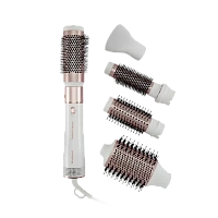 Uscător de păr-perie Polaris PHSB2111, 1200W, Alb | Aur Roz
