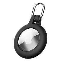 Husă pentru Airtag Cellularline AIRTAGSOFTSHELLK, Negru