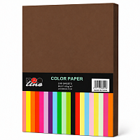 Hartie Colorata A4 Maro NEO-Line, 100 Foi, 80 g/mp, pentru Imprimanta, Copiator, Craft si Proiecte Creative