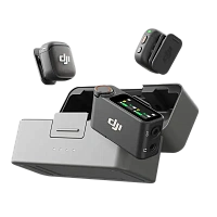 Microfon portabil pentru înregistrare vocală DJI Mic 3 (2 TX + 1 RX + Charging Case), Fără fir, Negru