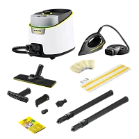 Aparat de curățat cu abur Karcher SC 4 Deluxe Iron EasyFix 1.513-462.0, Alb