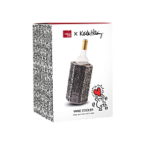Vacu Vin Wine Cooler Hive x Keith Haring Stainless Steel