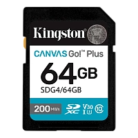 Card de Memorie Kingston Canvas Go! Plus, 64GB (SDG4/64GB)