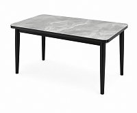 Masă de dining „Stone Grey” 120×70 cm, aspect marmură gri