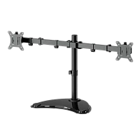Suport birou pentru monitoare Gembird MS-D2ST-02, Negru