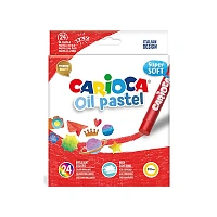 Set de creioane cu ulei Carioca Oil Pastel Maxi 24buc