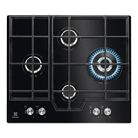 Plită pe gaz Electrolux KGG6456K, Negru