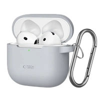 Husă pentru Airpods Tech Protect Hook, Crayon Grey