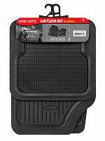 102143 Covorase auto din cauciuc Car Mat Black 4 buc.4.9 kg (132792 Universal Prima)