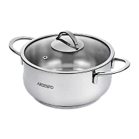 Cratiță Ardesto AR0730S, 3L, 20cm, Oțel inoxidabil