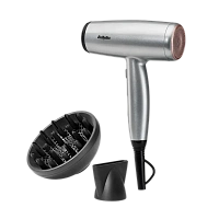 Uscător de păr BaByliss D580DE, 2100W, Argintiu