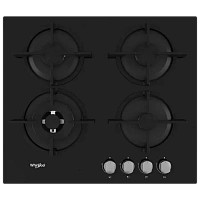 Plită pe gaz Whirlpool GOR 625/NB1, Negru