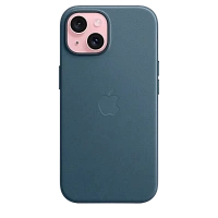Husă Apple iPhone 15 FineWoven Case with MagSafe, Pacific Blue