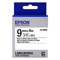 Epson LK-3WBN, 9mm x 9m