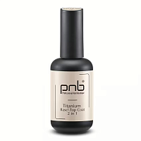 Titanium Base\Top Coat 2 in 1 CLEAR  PNB 17 ml UV/LED