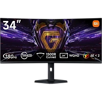 34" XIAOMI Mi Curved Gaming Monitor G34WQi 2026,Black,Curved-VA,3440x1440,180Hz,FreeSync,1msGTG,400c