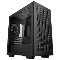 Carcasă PC Deepcool CH370, Mini-Tower, Fără PSU, Negru