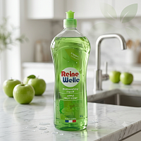 Detergent lichid pentru vase «Reine Welle Dishwashing Liquid - Apple Fruit Scent» 1 L