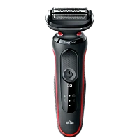 Aparat de ras electric Braun 51-R1000s, Negru | Roșu