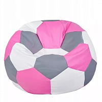 BeanBag Minge marimea"XXL",culoarea roz,alb,sur din ecopiele