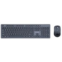 Set Tastatură + Mouse Gembird KBS-WCH-04-RU, Fără fir, Negru