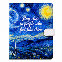 Carnet A5 Dictando, 120 Foi, Coperta Tare cu Inchidere Magnetica, Design Decorativ