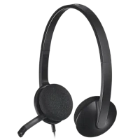 Căști Logitech H340, Negru