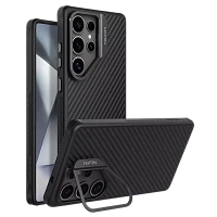 Husă Nillkin CarboProp Magnetic pentru Samsung Galaxy S25 Ultra, Negru