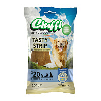 GHEDA Snack-uri pentru caini Ciuffi Strip Pollo 200gr