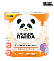 PANDA Prosoape de bucatarie 2str. 2 role Aroma Карамель 13.2m 1/16