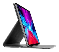 Husă pentru tabletă Cellularline Folio - iPad Pro 12.9" (2021), Piele artificială, Negru