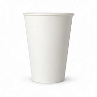 Pahar din hirtie 400ml ALB eco d90 (50 buc)