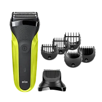 Aparat de ras electric Braun 300BT, Negru | Verde